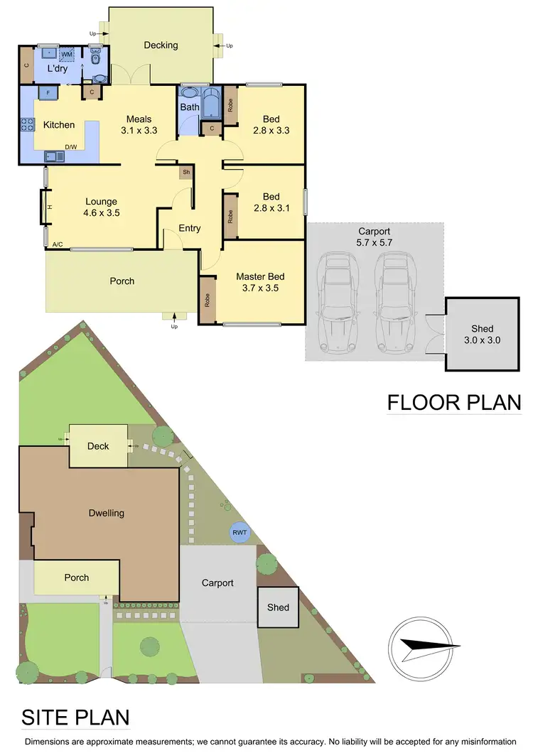 Floorplan of Homely house listing, 7 Sinclair Crescent, Macleod VIC 3085