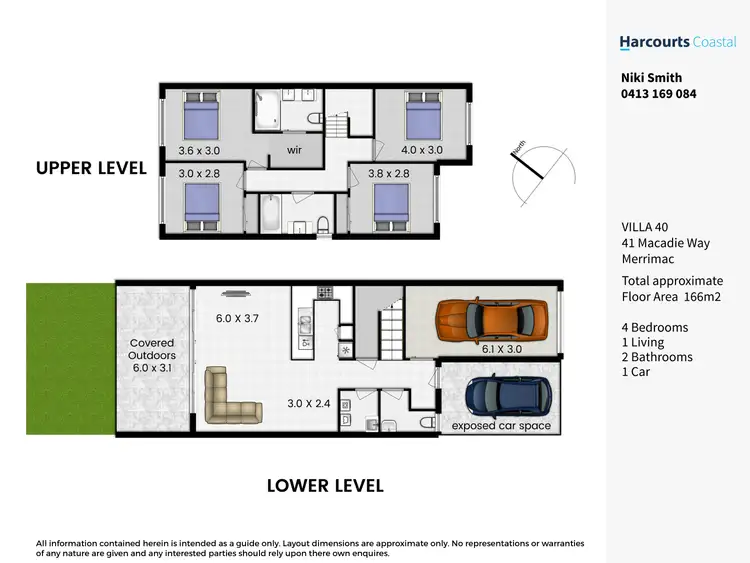 Floorplan of Homely townhouse listing, 40/41 Macadie Way, Merrimac QLD 4226