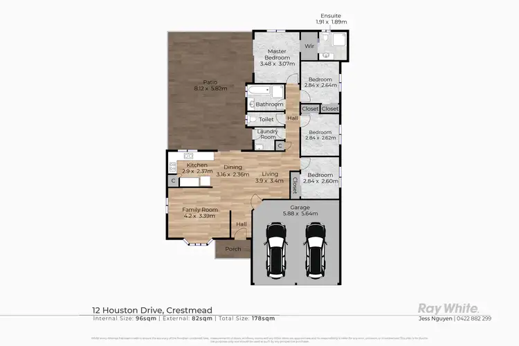 Floorplan of Homely house listing, 12 Houston Drive, Crestmead QLD 4132
