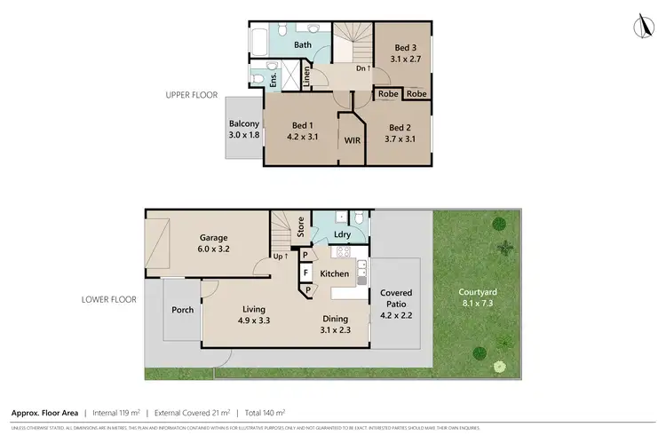 Floorplan of Homely townhouse listing, 2/27 Heathwood Street, Taigum QLD 4018