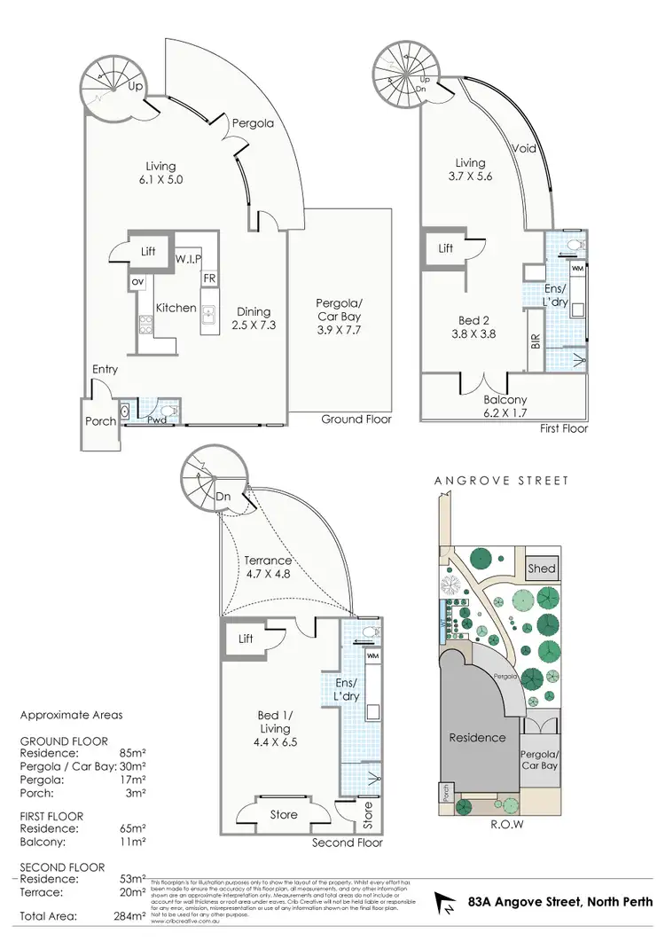 Floorplan of Homely house listing, 83a Angove Street, North Perth WA 6006