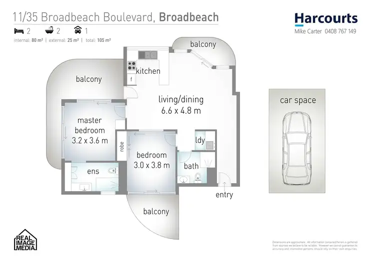 Floorplan of Homely apartment listing, 11/35 Broadbeach Boulevard, Broadbeach QLD 4218