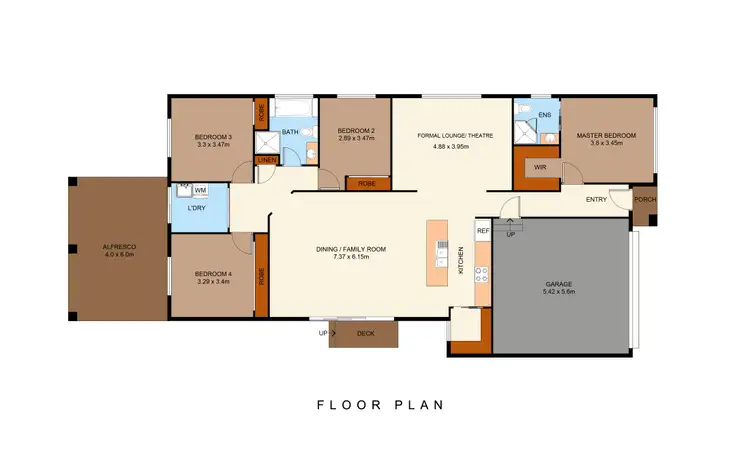 Floorplan of Homely house listing, 13 Sebright Street, Austral NSW 2179