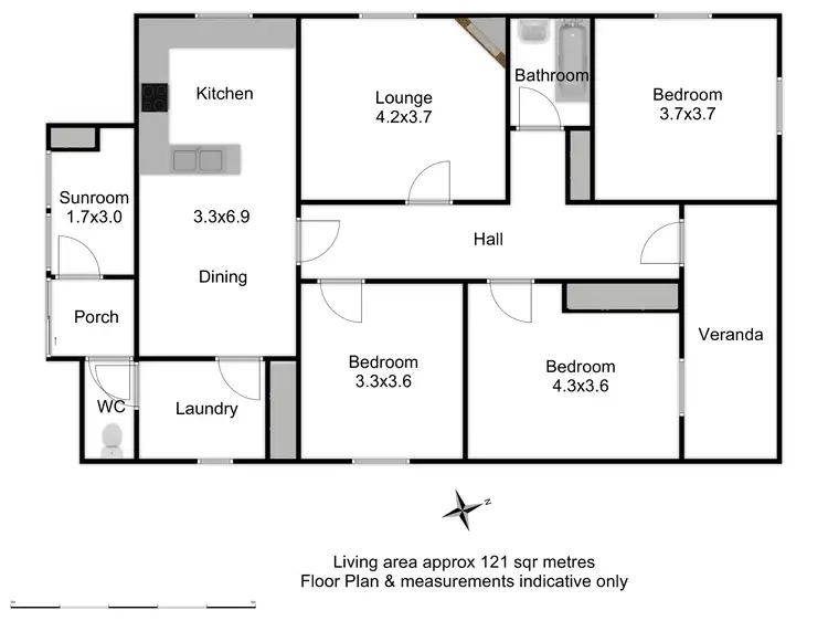 Floorplan of Homely house listing, 100 Warrendine Street, Orange NSW 2800