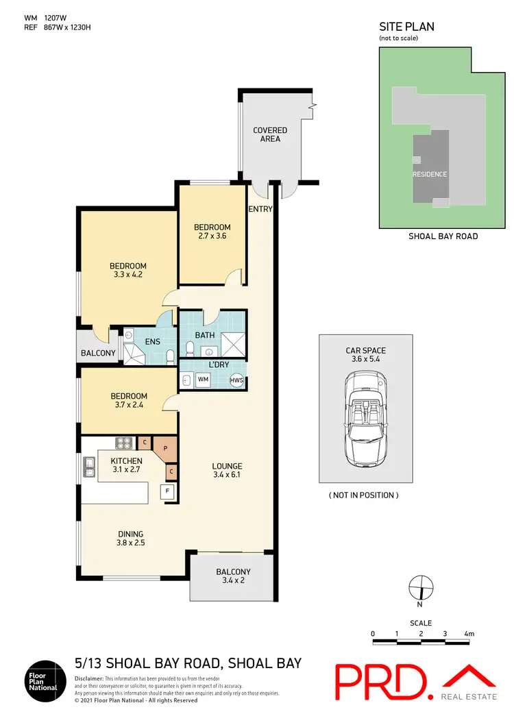 Floorplan of Homely apartment listing, 5/13 Shoal Bay Road, Shoal Bay NSW 2315