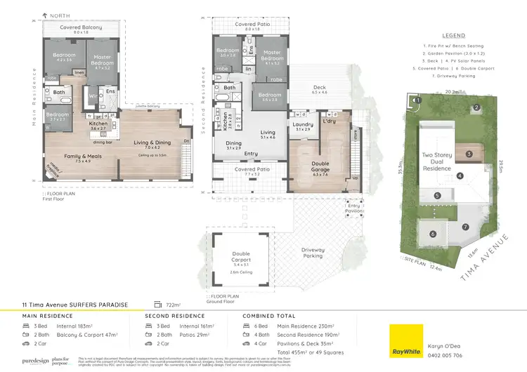 Floorplan of Homely semi-detached listing, 11 Tima Avenue, Surfers Paradise QLD 4217
