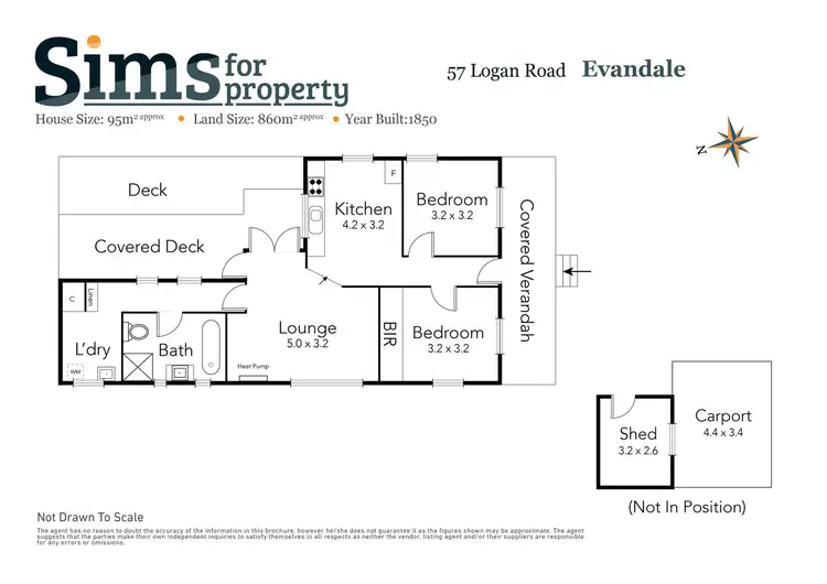 Floorplan of Homely house listing, 57 Logan Road, Evandale TAS 7212