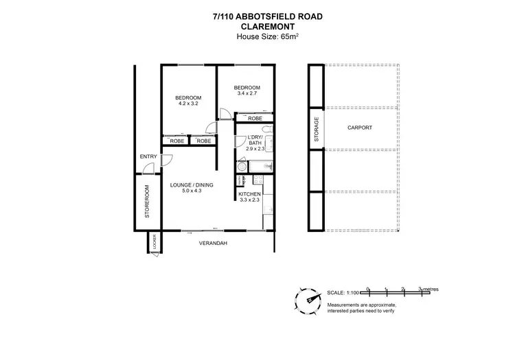 Floorplan of Homely house listing, 7/110 Abbotsfield Road, Claremont TAS 7011