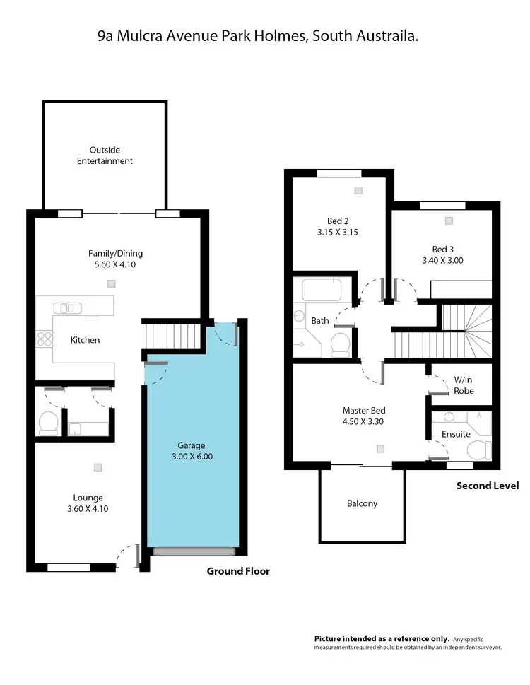Floorplan of Homely house listing, 9A Mulcra Avenue, Park Holme SA 5043