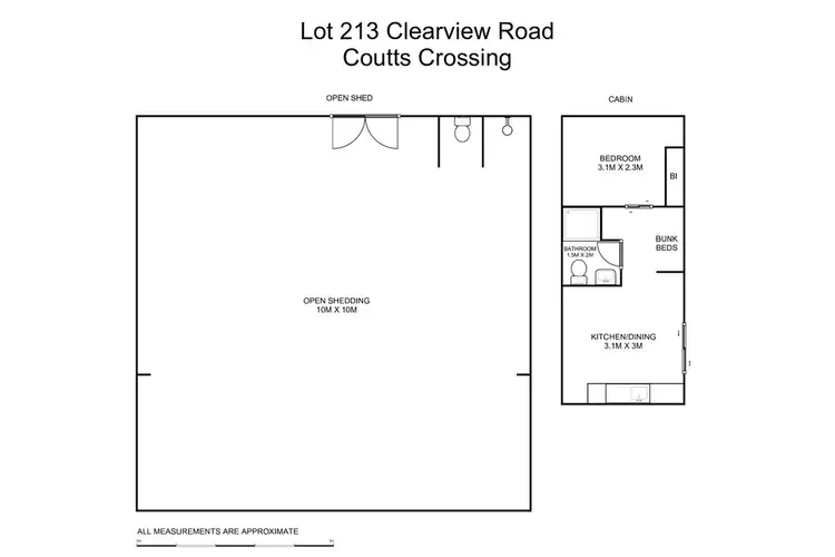 Floorplan of Homely rural property listing, Lot 213 Clearview Road, Coutts Crossing NSW 2460
