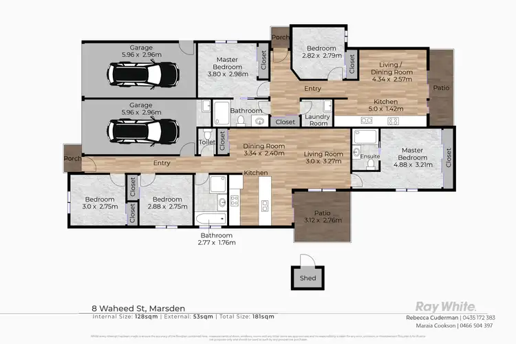 Floorplan of Homely house listing, 8 Waheed Street, Marsden QLD 4132