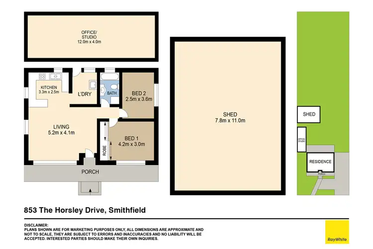 Floorplan of Homely house listing, 853 The Horsley Drive, Smithfield NSW 2164