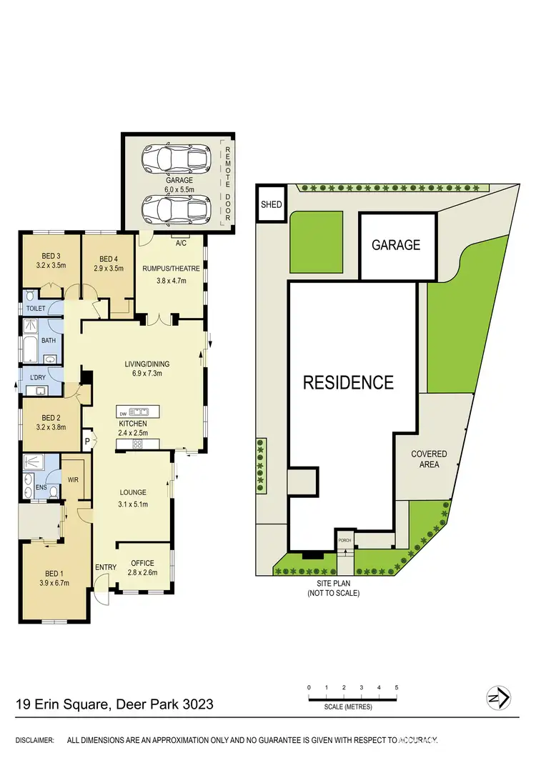 Floorplan of Homely house listing, 19 Erin Square, Deer Park VIC 3023
