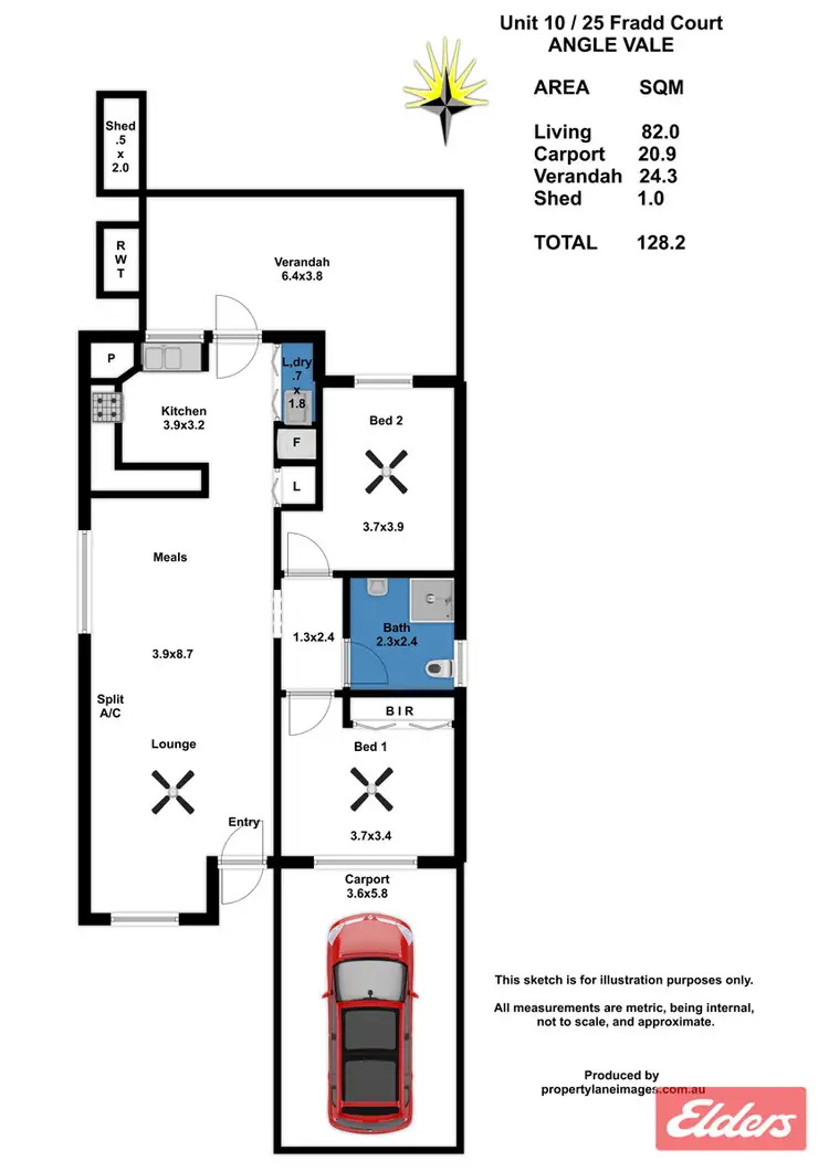 Floorplan of Homely house listing, 10/25 Fradd Court, Angle Vale SA 5117