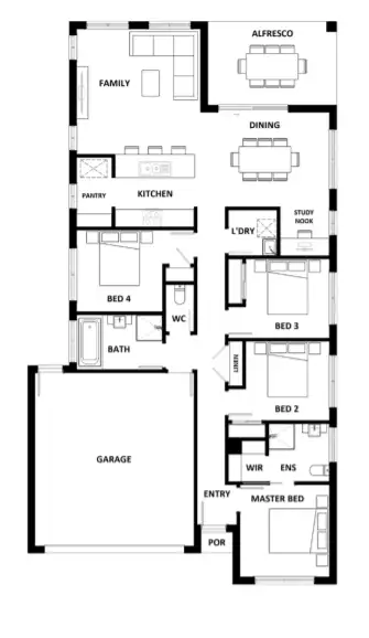 Floorplan of Homely house listing, 5 Trevor Drive, Kingston Se SA 5275