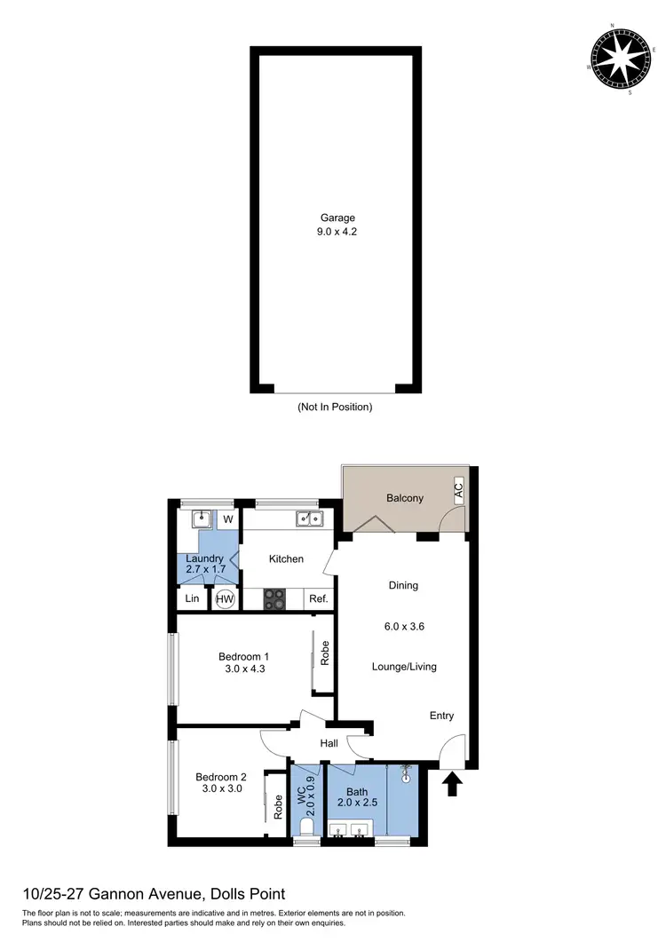 Floorplan of Homely unit listing, 10/25-27 Gannon Avenue, Dolls Point NSW 2219