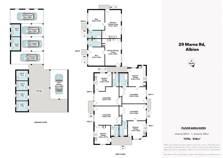 Floorplan of Homely block of units listing, 29 Marne Road, Albion QLD 4010