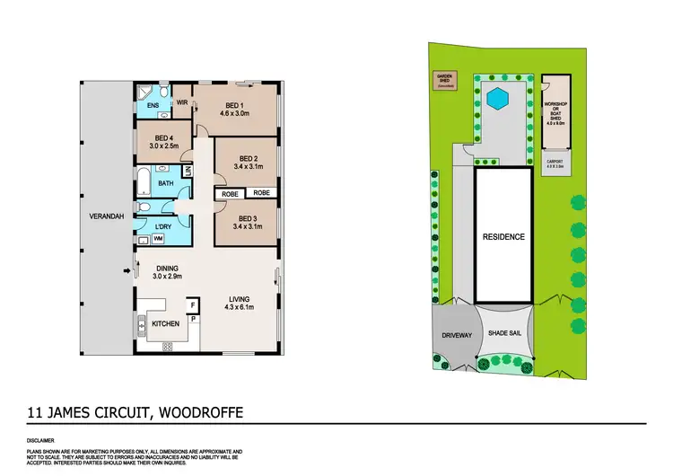 Floorplan of Homely house listing, 11 James Circuit, Woodroffe NT 830