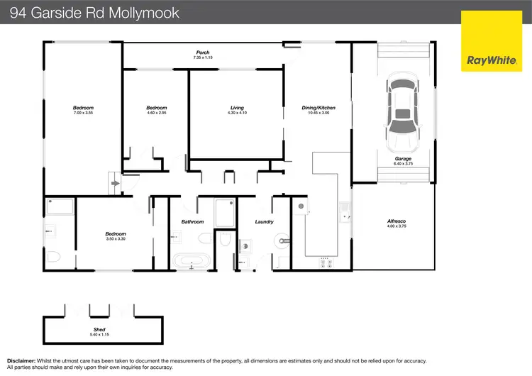 Floorplan of Homely house listing, 94 Garside Rd, Mollymook NSW 2539