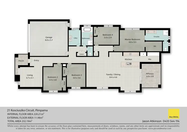 Floorplan of Homely house listing, 21 Kosciuszko Circuit, Pimpama QLD 4209