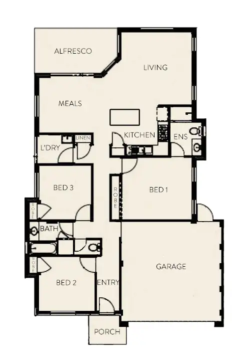 Floorplan of Homely house listing, 30 Herschel Way, Lakelands WA 6180