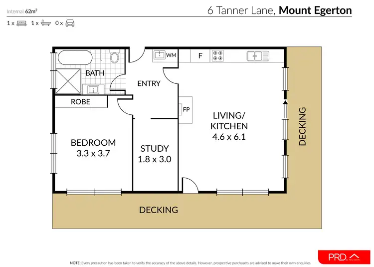 Floorplan of Homely house listing, 6 Tanner Lane, Mount Egerton VIC 3352