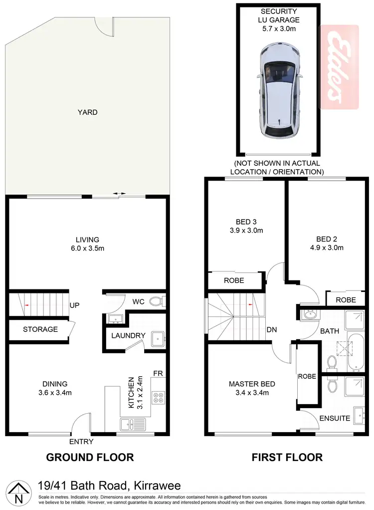 Floorplan of Homely townhouse listing, 19/41 Bath Road, Kirrawee NSW 2232