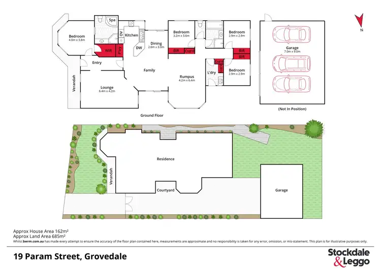 Floorplan of Homely house listing, 19 Param Street, Grovedale VIC 3216