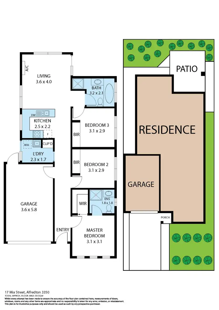 Floorplan of Homely house listing, 17 Mia Street, Alfredton VIC 3350