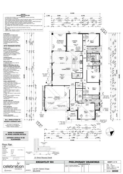 Floorplan of Homely house listing, 20 Clarion Chase, Baldivis WA 6171
