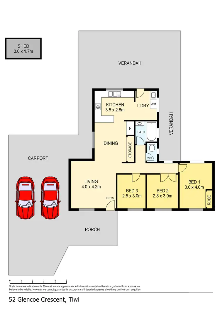 Floorplan of Homely house listing, 52 Glencoe Crescent, Tiwi NT 810