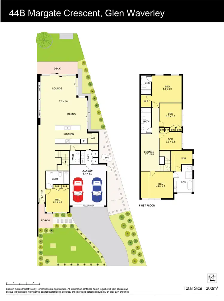 Floorplan of Homely house listing, 44B Margate Crescent, Glen Waverley VIC 3150
