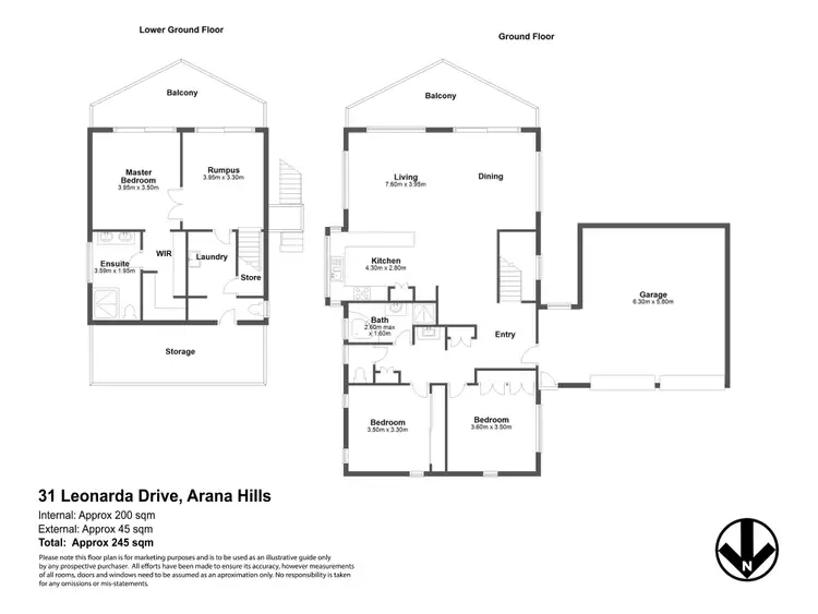 Floorplan of Homely house listing, 31 Leonarda Drive, Ferny Hills QLD 4055