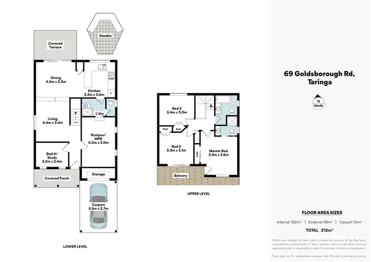 Floorplan of Homely house listing, 69 Goldsbrough Road, Taringa QLD 4068