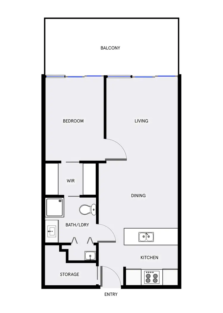 Floorplan of Homely apartment listing, 35/16 New South Wales Crescent, Forrest ACT 2603