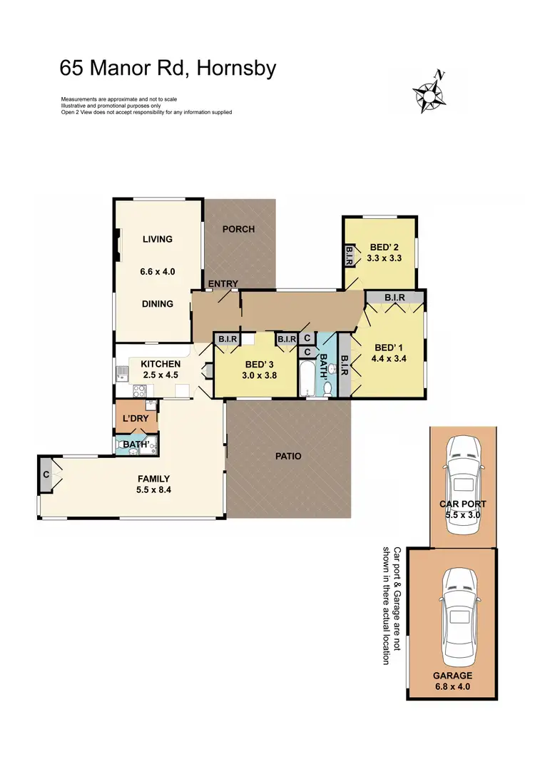 Floorplan of Homely house listing, 65 Manor Road, Hornsby NSW 2077
