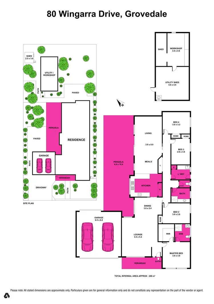 Floorplan of Homely house listing, 80 Wingarra Drive, Grovedale VIC 3216