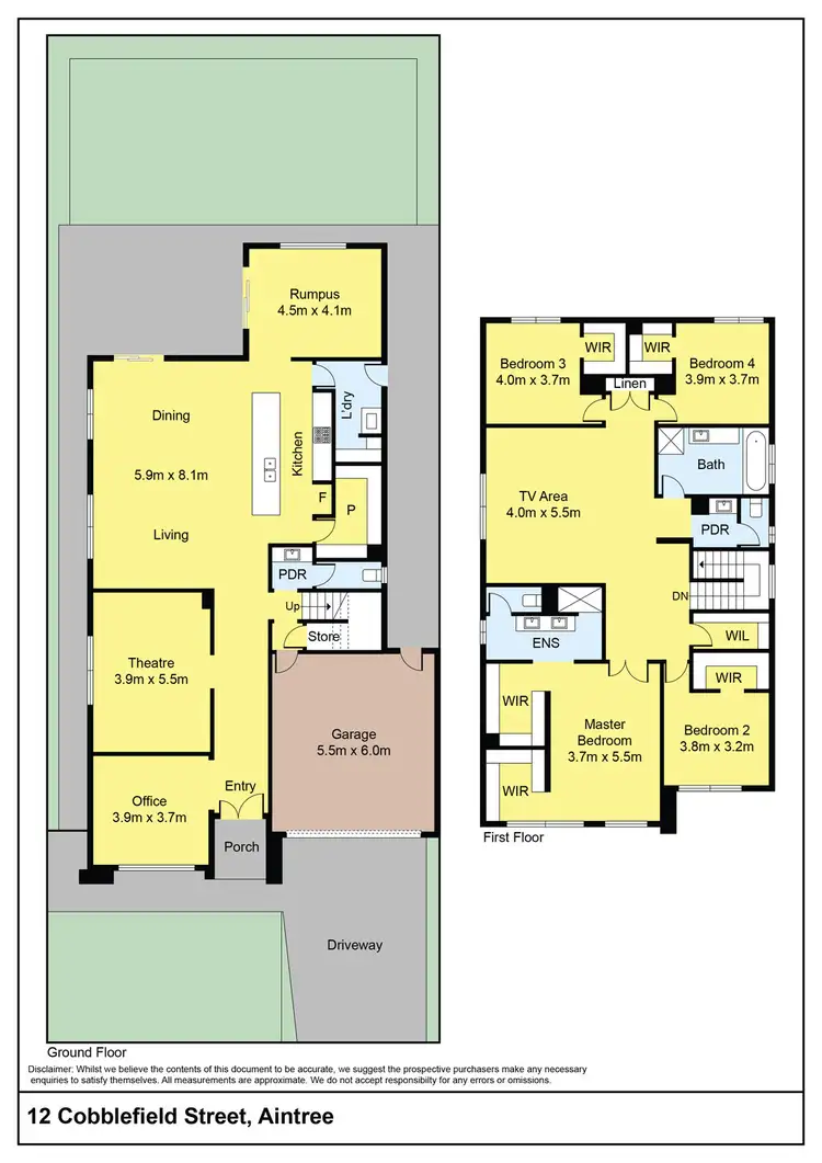 Floorplan of Homely house listing, 12 Cobblefield Street, Aintree VIC 3336
