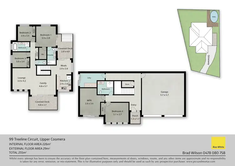 Floorplan of Homely house listing, 99 Treeline Circuit, Upper Coomera QLD 4209