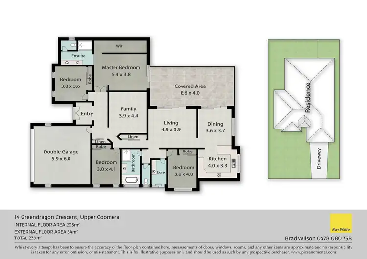 Floorplan of Homely house listing, 14 Greendragon Crescent, Upper Coomera QLD 4209