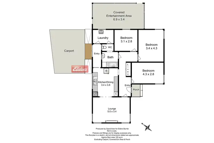 Floorplan of Homely house listing, 4 Oates Street, Montello TAS 7320