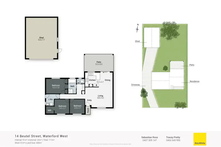 Floorplan of Homely house listing, 14 Beutel Street, Waterford West QLD 4133