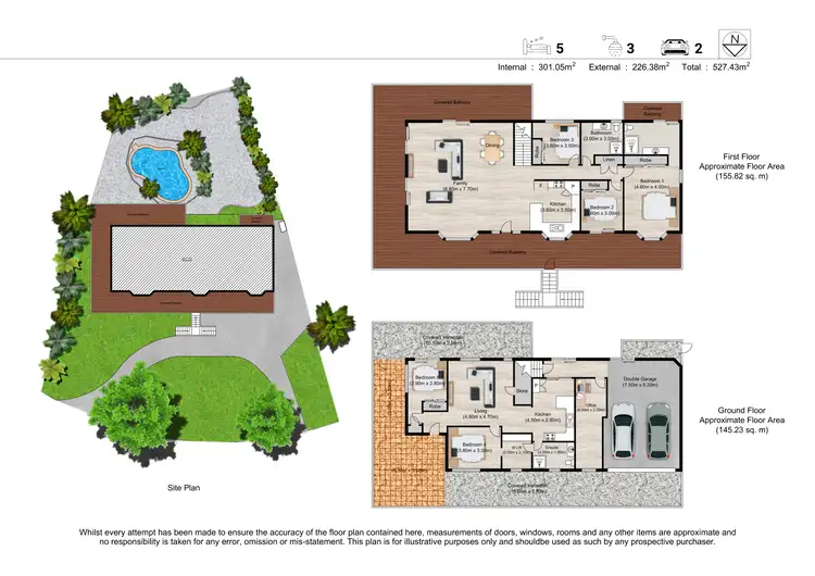 Floorplan of Homely house listing, 129 Alison Road, Carrara QLD 4211