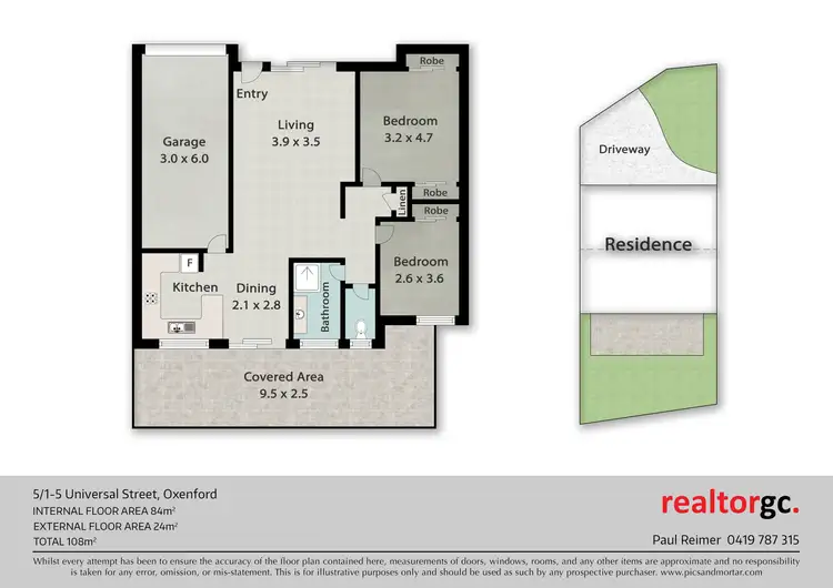 Floorplan of Homely villa listing, 5/1-5 Universal Street, Oxenford QLD 4210