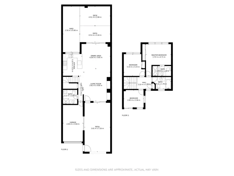 Floorplan of Homely townhouse listing, 33/1 Secondary Street, Upper Coomera QLD 4209