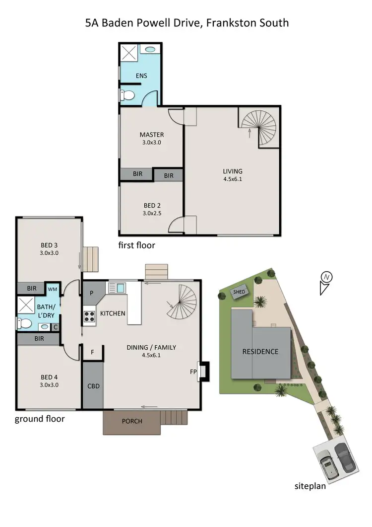Floorplan of Homely house listing, 5A Baden Powell Drive, Frankston South VIC 3199