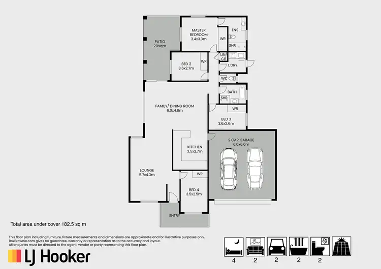Floorplan of Homely house listing, 16 Wattle Crescent, Raceview QLD 4305