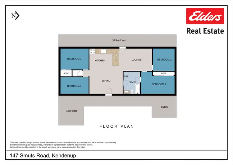 Floorplan of Homely house listing, 147 Smuts Road, Kendenup WA 6323