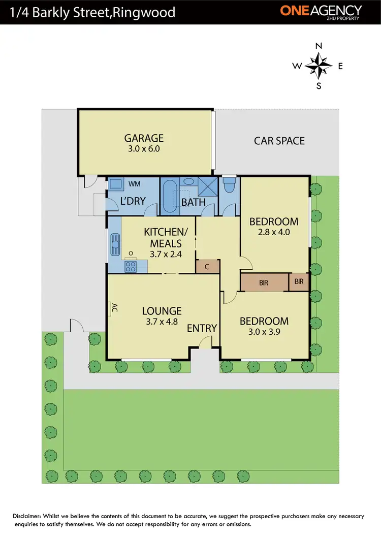 Floorplan of Homely unit listing, 1/4 Barkly Street, Ringwood VIC 3134
