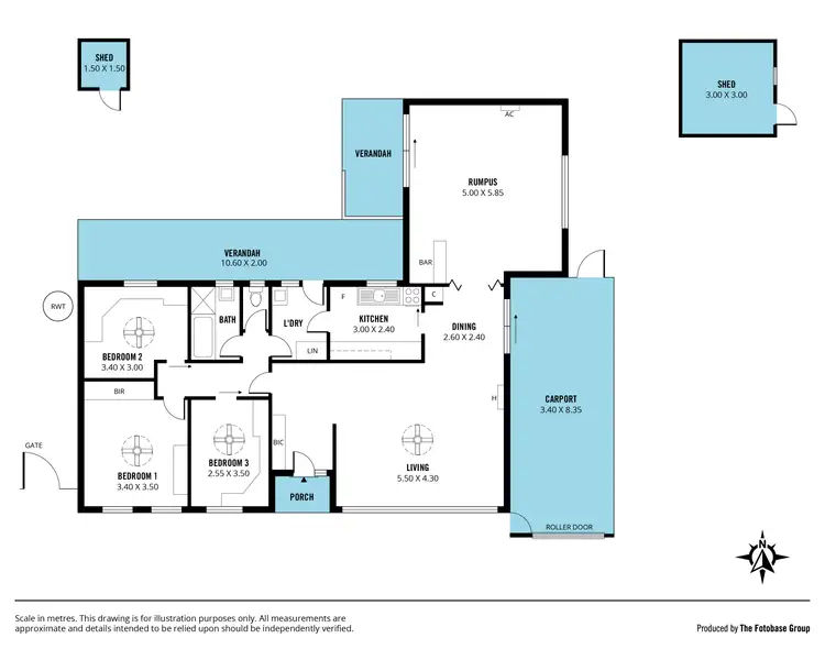 Floorplan of Homely house listing, 5 Bammann Street, Christies Beach SA 5165